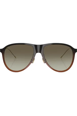Brunello Cucinelli Getönte Pilotenbrille
