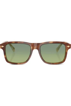 Brunello Cucinelli Sonnenbrille mit eckigem Gestell