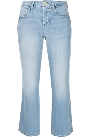 Frame Halbhohe Cropped-Jeans