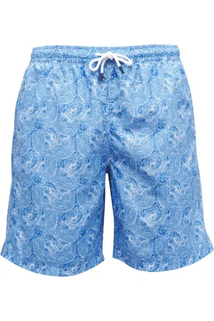 FEDELI Badeshorts mit abstraktem Print