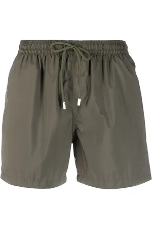 FEDELI Badeshorts mit Logo-Patch