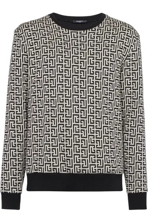 Balmain Pullover mit Monogrammmuster