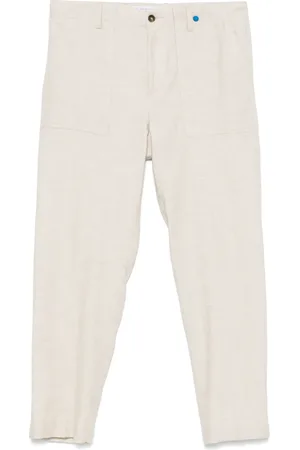 Manuel Ritz Hose mit Logo-Patch