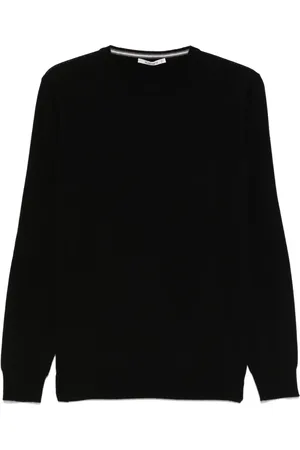 KANGRA CASHMERE Pullover mit Ellenbogen-Patches