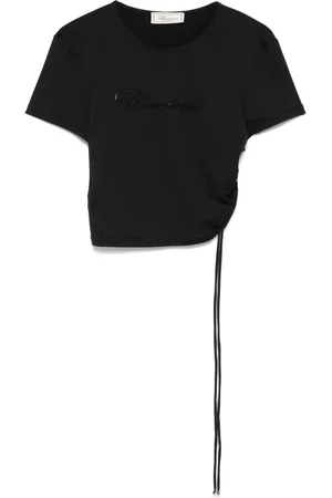 BLUMARINE T-Shirt mit Strass-Logo