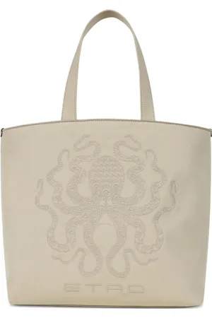 Etro Tote Bag mit Octopus-Stickerei