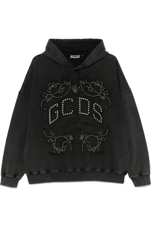 GCDS Hoodie mit Logo-Patch