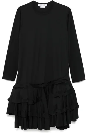 Comme des Garçons Gerüschtes Midikleid