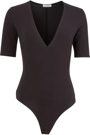 FLEUR DU MAL Body mit tiefem V-Ausschnitt
