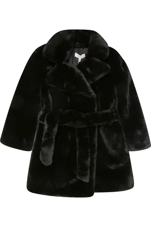 Twin-Set Mantel aus Faux Fur