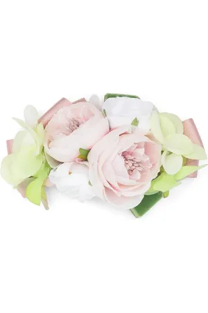 COLORICHIARI Haarspange mit Blumen-Applikation