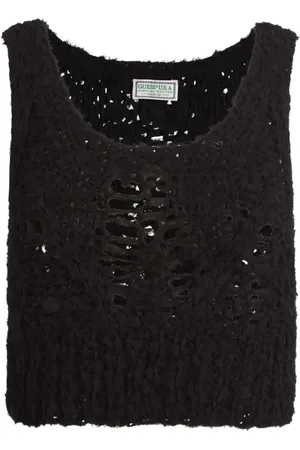 Guess Grob gestricktes Oberteil