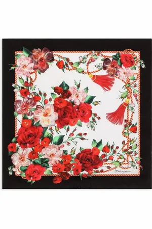Dolce & Gabbana Schal mit Rosen-Print
