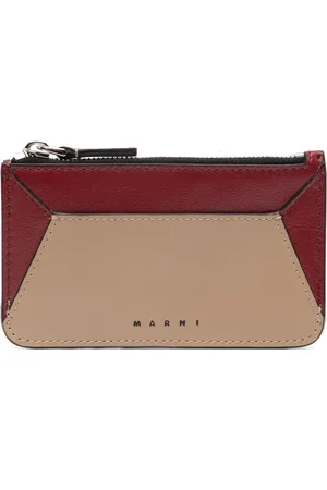 Marni Kartenetui mit Logo-Print