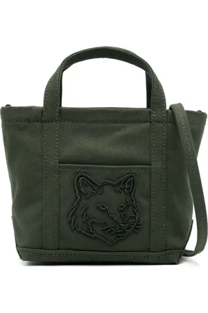 Maison Kitsuné Mini Fox Head Tote Bag