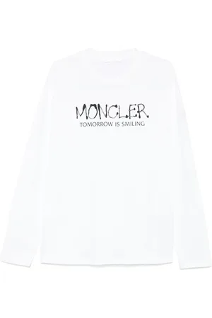 Moncler Langarmshirt mit Graffiti-Logo