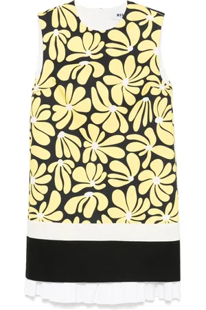 Msgm Minikleid mit Blumen-Print