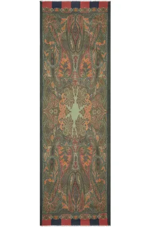 Etro Ausgefranster Schal aus Paisley-Jacquard