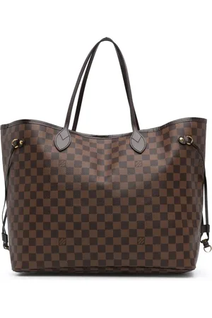 LOUIS VUITTON 2012 Damier Ebene Neverfull GM Shopper