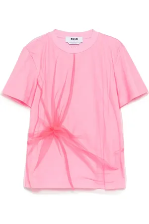 Msgm Oberteil mit Mesh-Detail