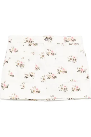 BLUMARINE Minirock mit Blumen-Print