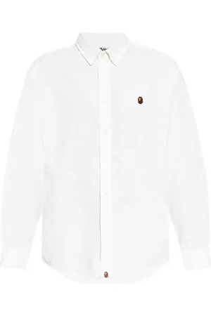 A Bathing Ape Hemd mit Logo-Applikation