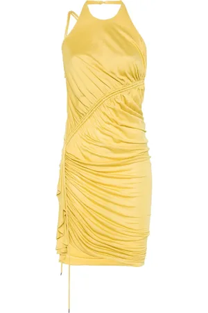 BLUMARINE Krepp-Minikleid mit Raffungen
