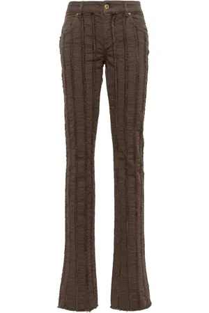 BLUMARINE Gestreifte Straight-Leg-Hose