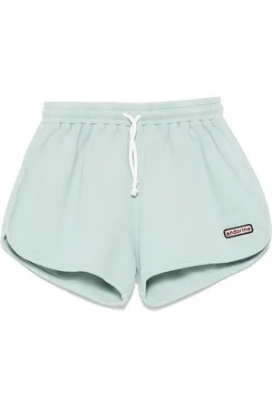 Le pandorine Shorts mit Logo-Patch
