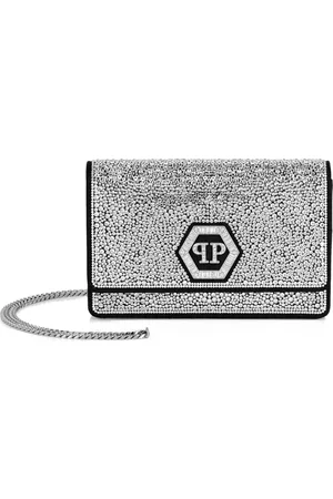 Philipp Plein Umhängetasche mit Kristallen