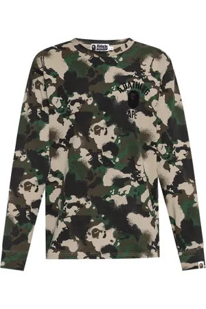 A Bathing Ape T-Shirt mit Camouflage-Print