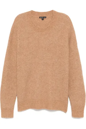 James Perse Pullover mit Waffelstrick-Muster