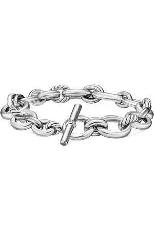 David Yurman DY Mercer® Chain Armband aus Sterlingsilber mit Diamanten
