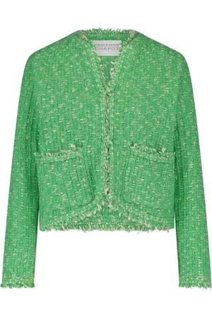 Fabienne Chapot Cardigan mit ungesäumten Kanten