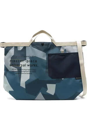 Universal Works X Master-Piece große Canvas-Tote Bag mit Camouflagemuster