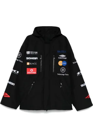 Balenciaga Skijacke mit Logo-Stickerei