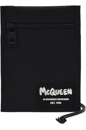 Alexander McQueen Schultertasche mit Logo-Patch
