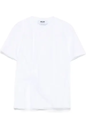 Msgm T-Shirt mit Mesh-Detail