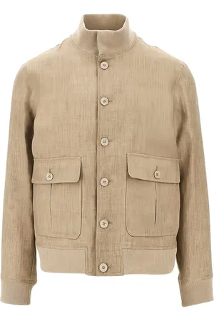 Emporio Armani Bomberjacke aus Leinen