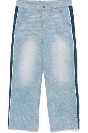 KIDSUPER STUDIOS X Ronaldinho Jeans mit Streifen