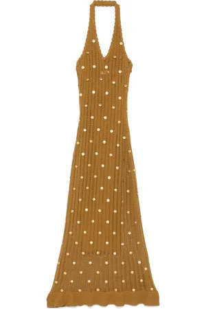 Sandro Verziertes Maxikleid