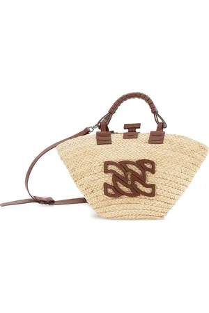 Casadei Gewebte Panara Tote Bag aus Stroh