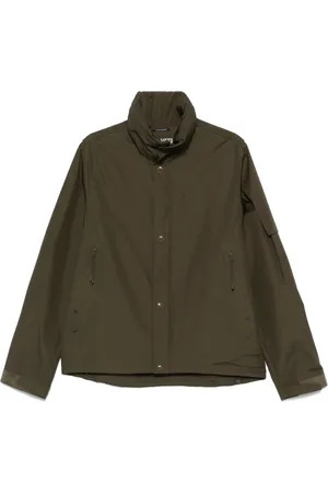 C.P. Company Jacke mit Logo-Patch