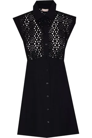 Liu Jo Minikleid mit Lochstickerei