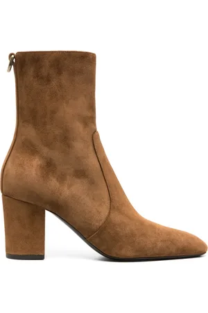 Saint Laurent Betty Stiefel aus Wildleder 70mm