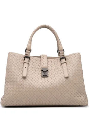 Bottega Veneta 2012-2024 mittelgroße Intrecciato Roma Tote Bag aus Nappaleder