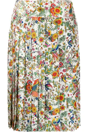 Tory Burch Faltenrock mit Blumen-Print