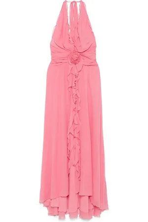 BLUMARINE Maxikleid mit Blumenapplikation