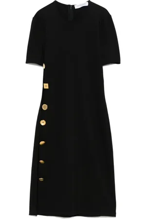 FRANCOISE Midikleid mit Zierknöpfen