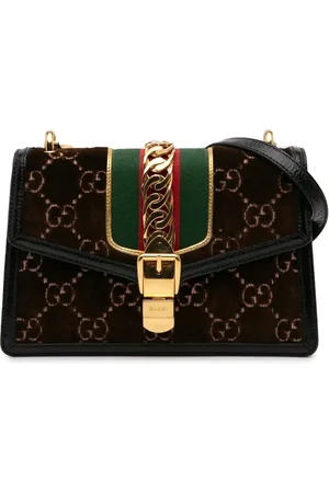 Gucci 2016-heute kleine GG Sylvie Umhängetasche aus Samt